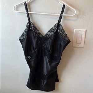 Angie Black Lace Camisole Top